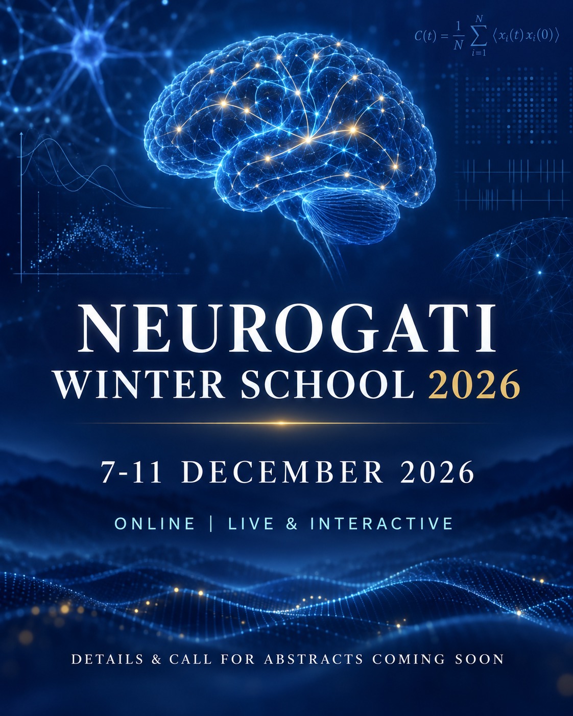 Neurogati Winter School 2026 promo